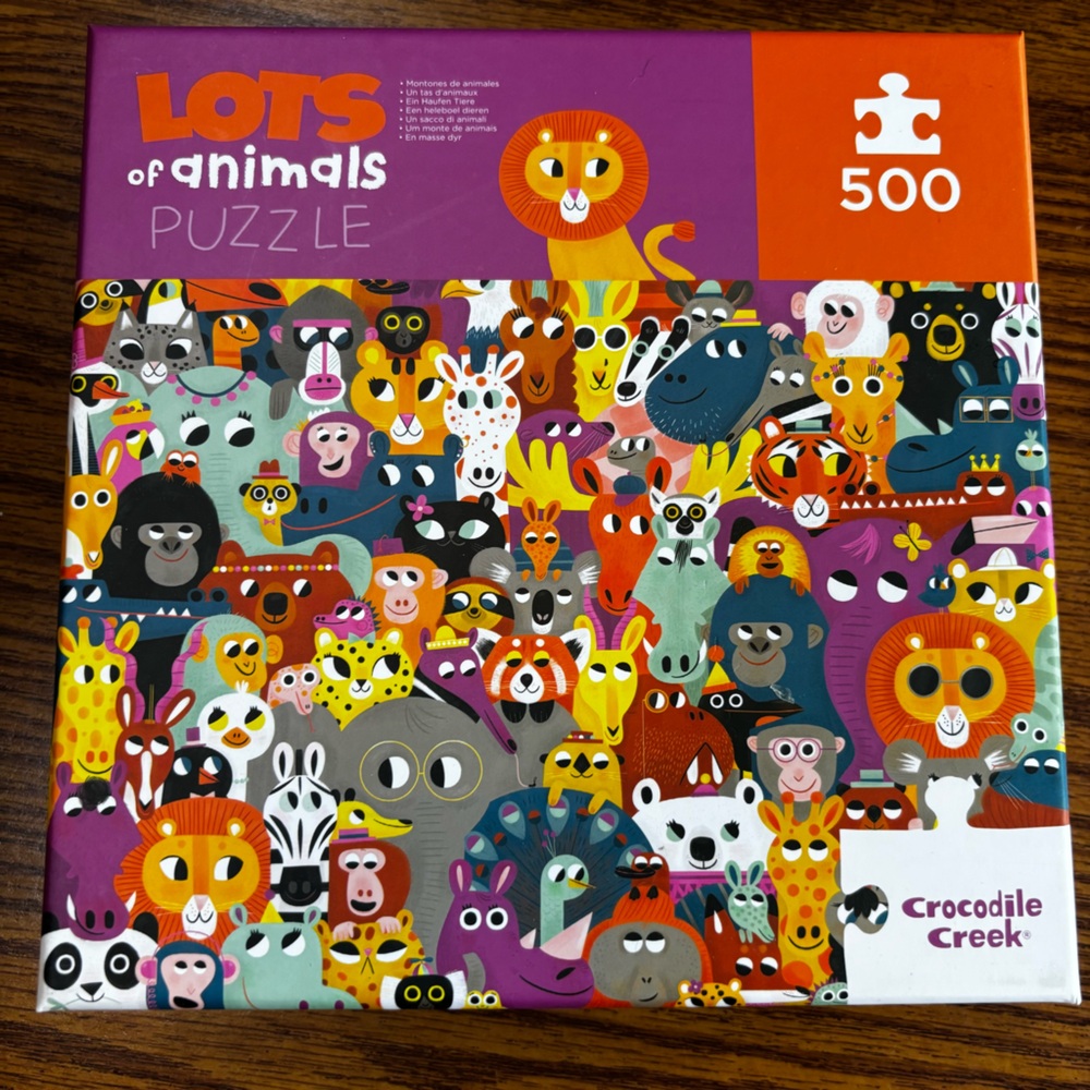 Lots of Animals 500 piece puzzle